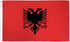 Albania Flag 3x5ft Poly - Flags Importer