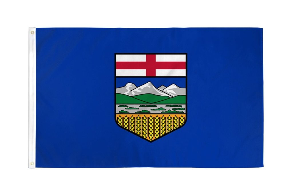 Alberta Flag 3x5ft Poly - Flags Importer