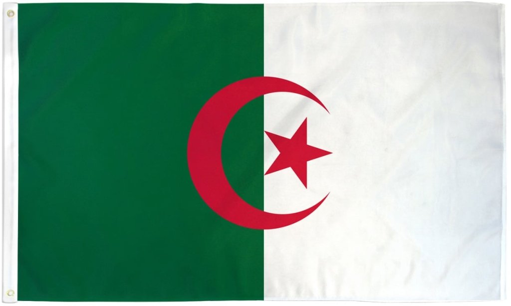 Algeria Flag 2x3ft Poly - Flags Importer