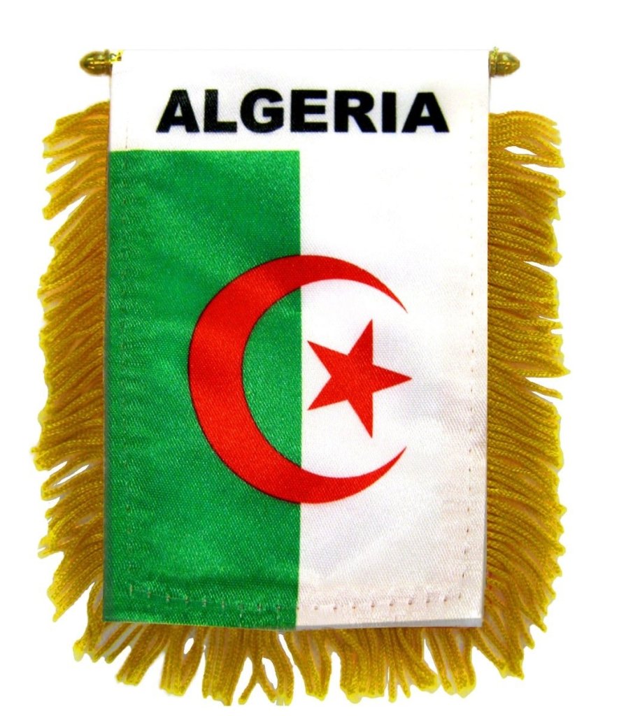 Algeria Mini Banner - Flags Importer