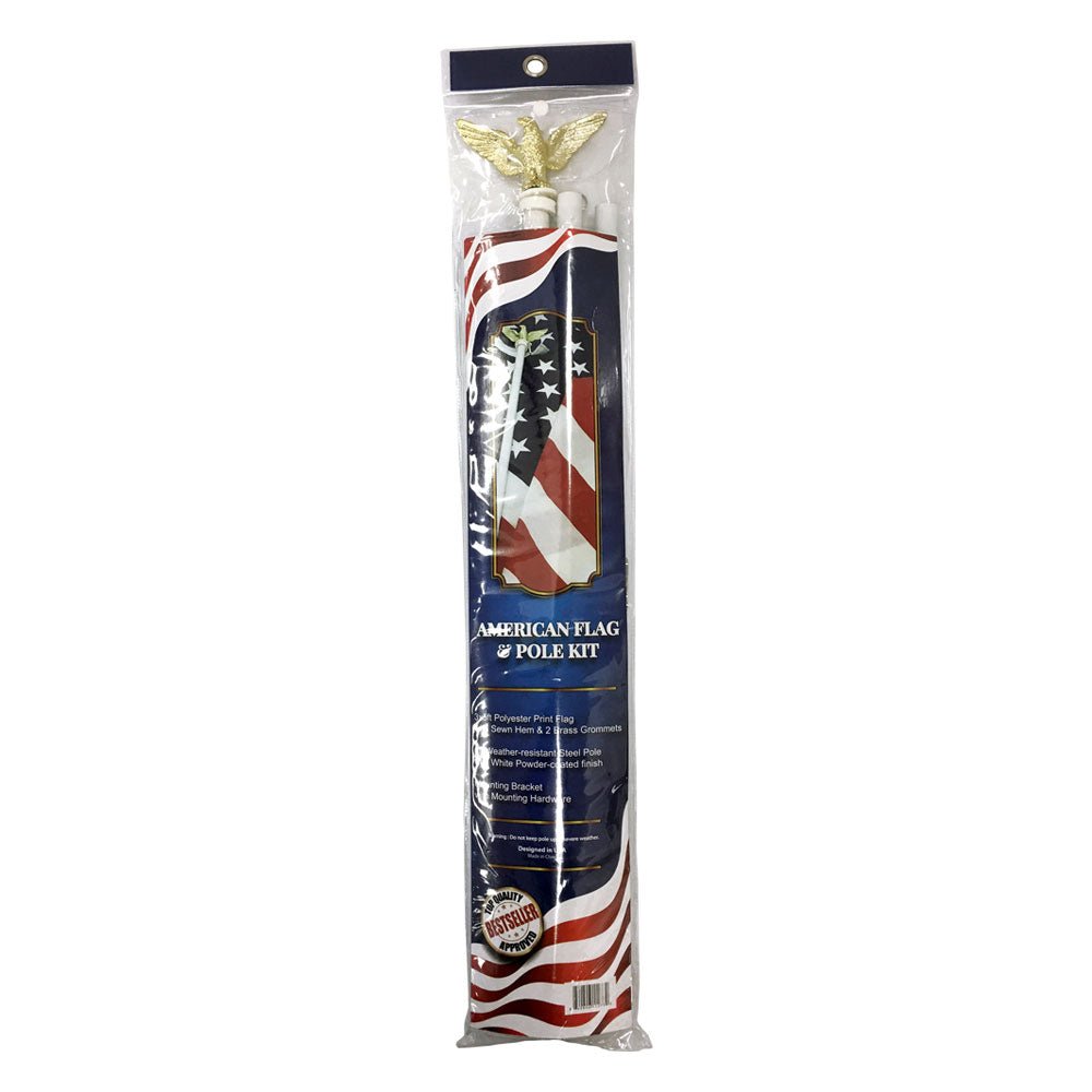 American Flag and Flag Pole Kit - Flags Importer