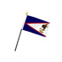 American Samoa 4x6in Stick Flag - Flags Importer