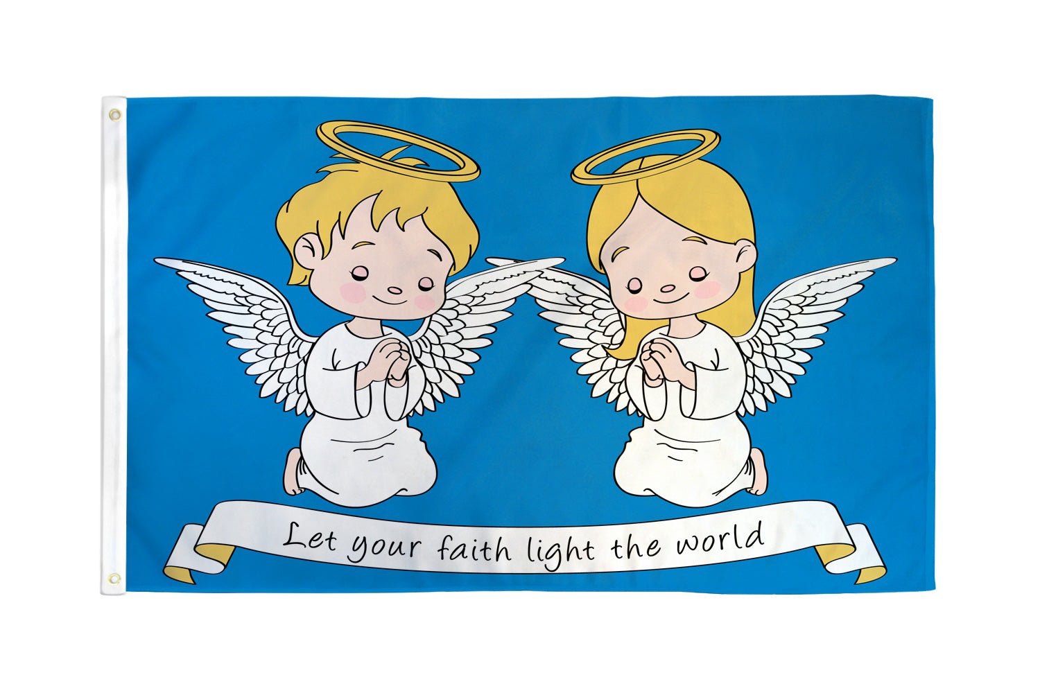 Angels in Faith Flag 3x5ft Poly - Flags Importer