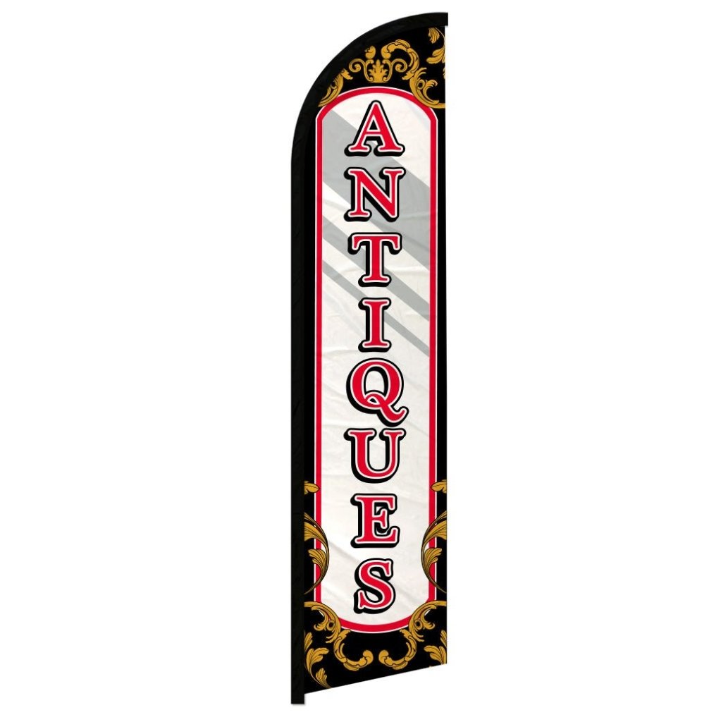 Antiques (Mirror) Windless Banner Flag - Flags Importer