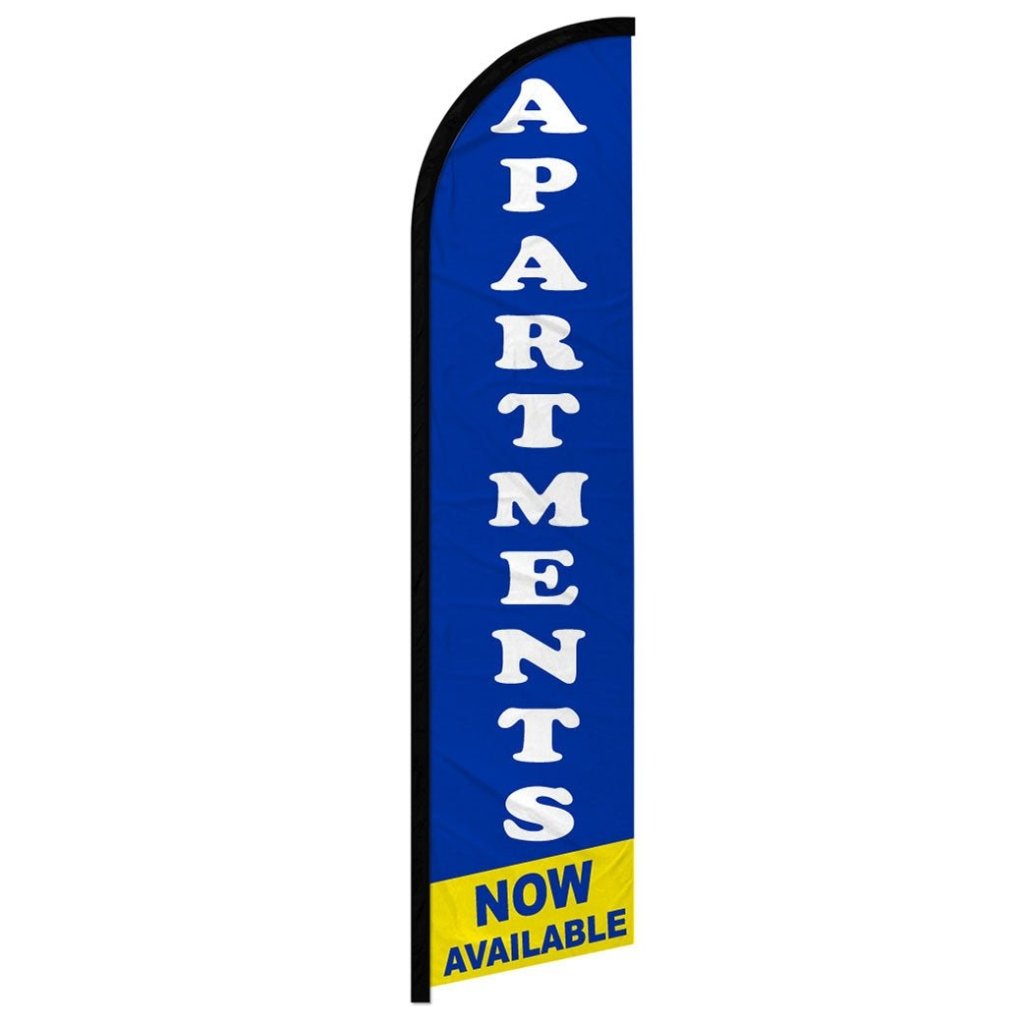 Apartments Now Available Windless Banner Flag - Flags Importer