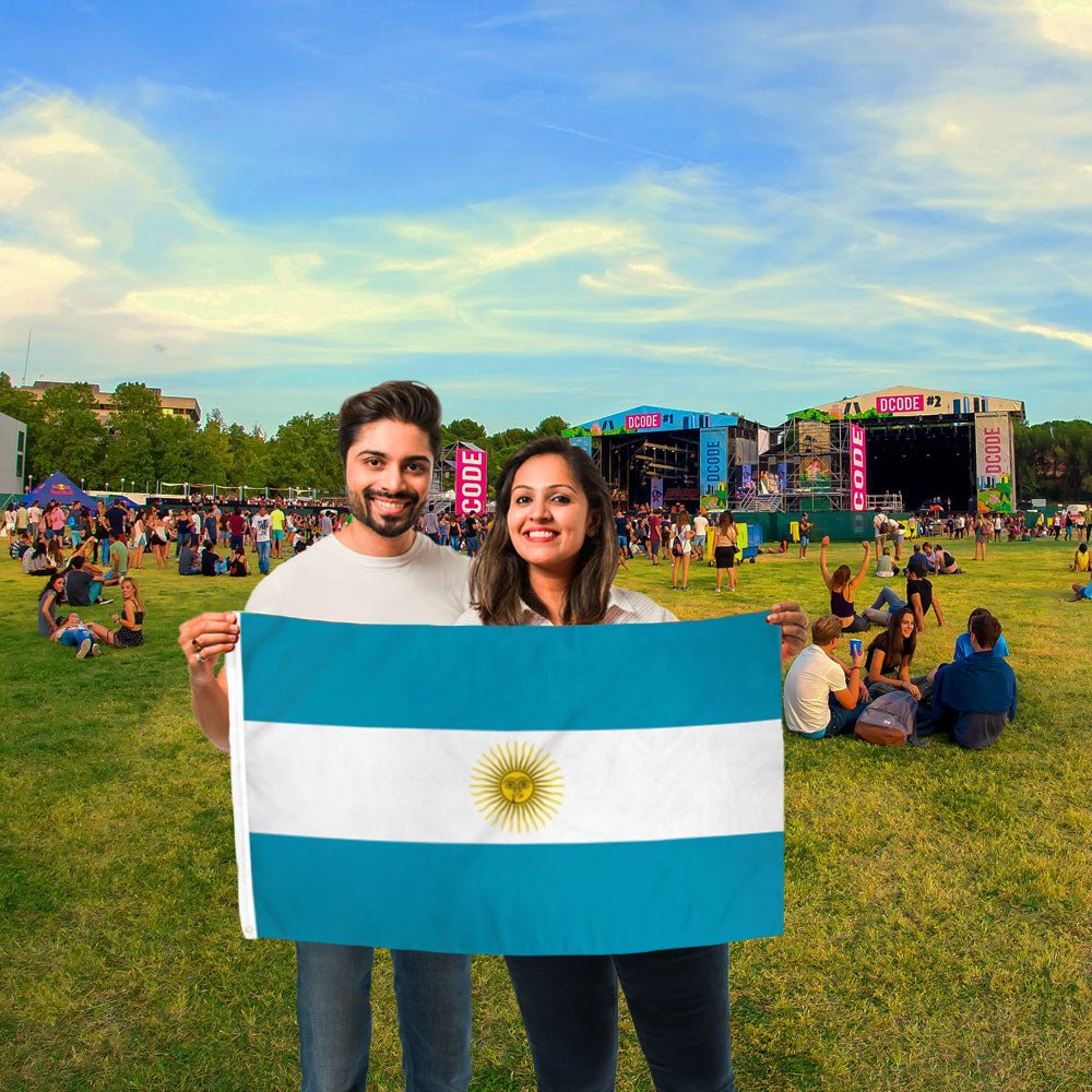 Argentina Flag 2x3ft Poly - Flags Importer