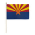 Arizona 12x18in Stick Flag - Flags Importer