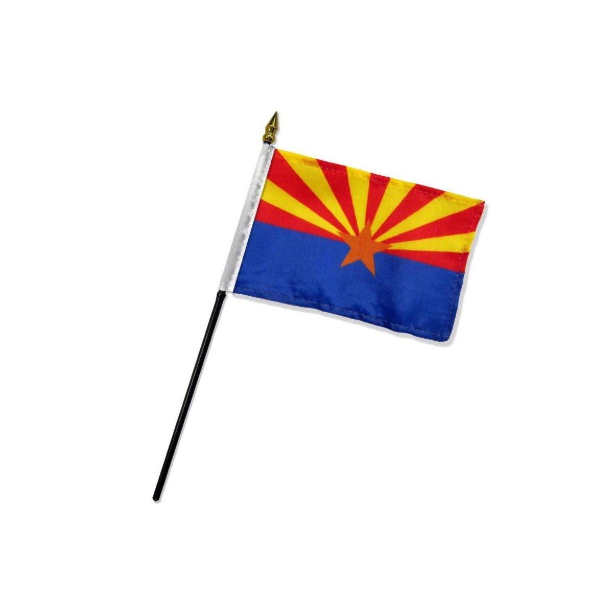 Arizona 4x6in Stick Flag - Flags Importer