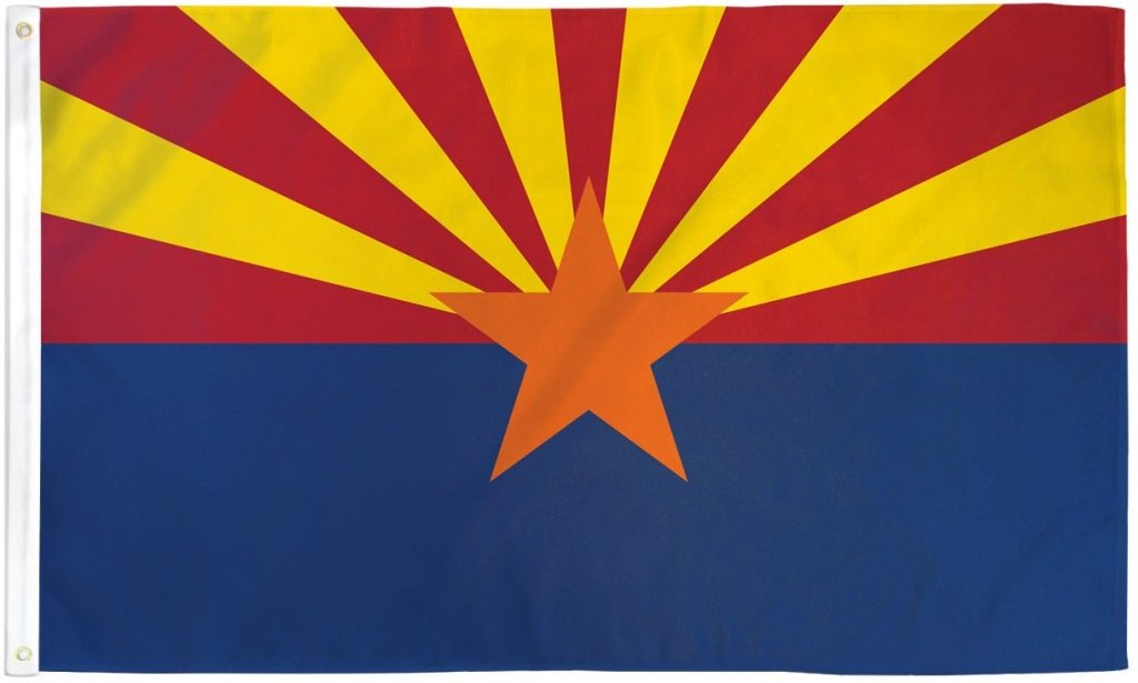 Arizona Flag 2x3ft Poly - Flags Importer