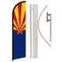 Arizona Windless Banner Flag & Pole Kit - Flags Importer