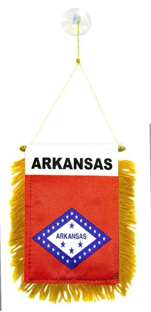 Arkansas Mini Banner - Flags Importer