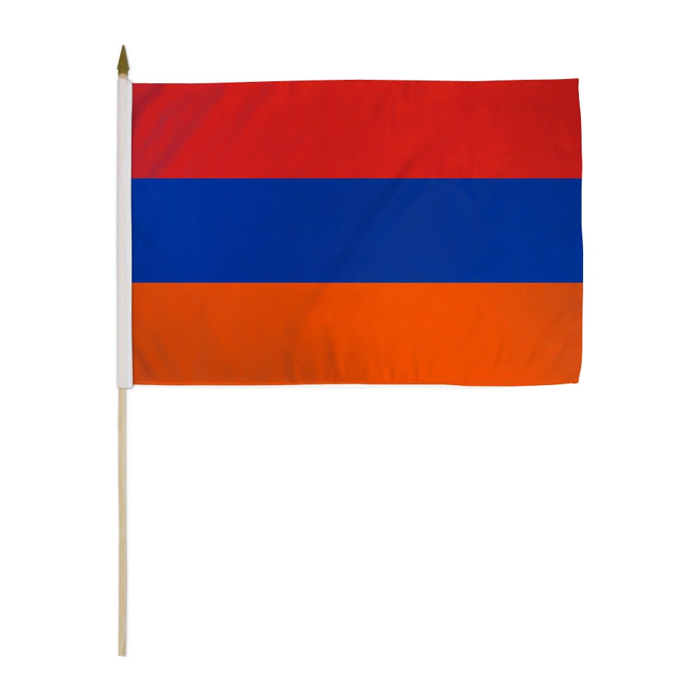 Armenia 12x18in Stick Flag - Flags Importer