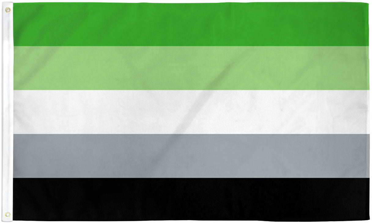 Aromantic Flag 3x5ft Poly - Flags Importer