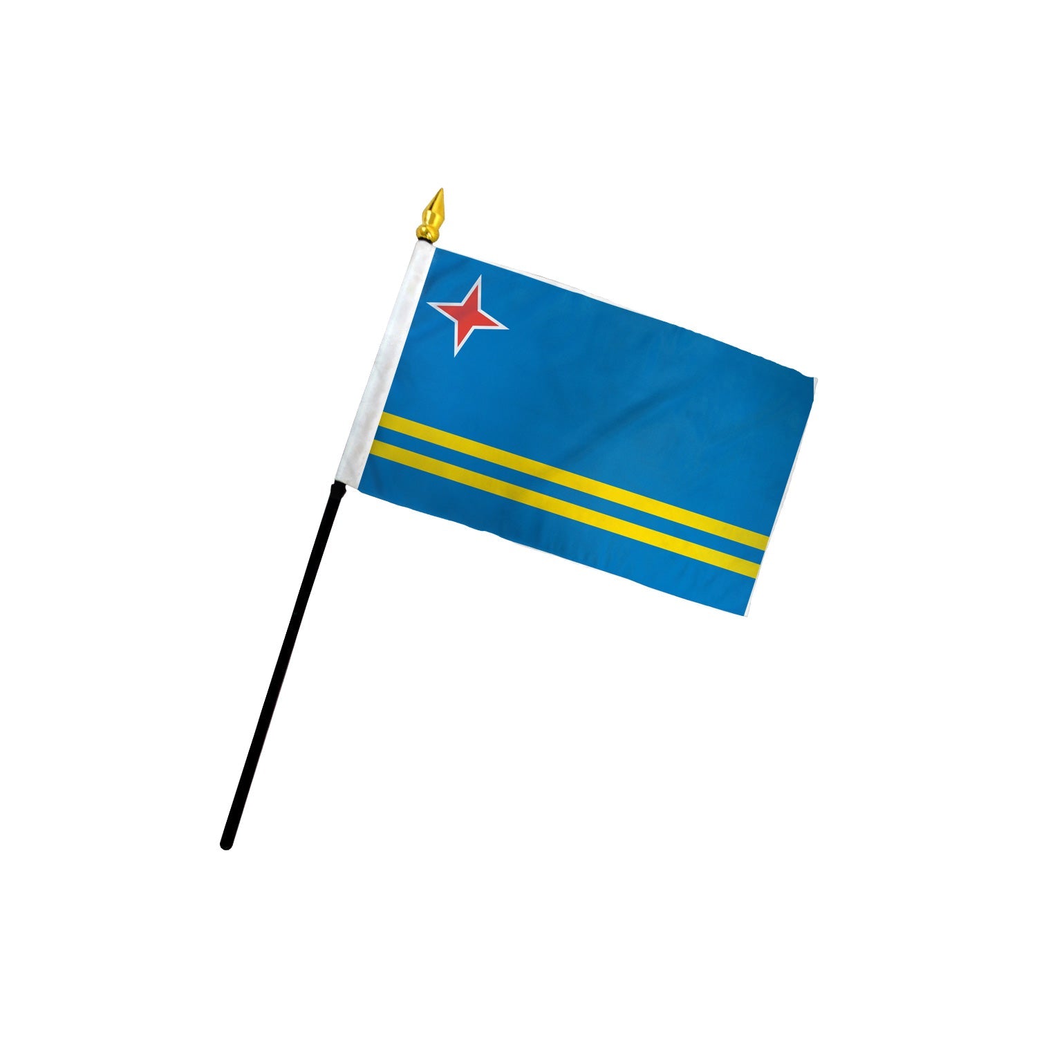 Aruba 4x6in Stick Flag - Flags Importer