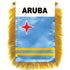 Aruba (Light Blue) Mini Banner - Flags Importer