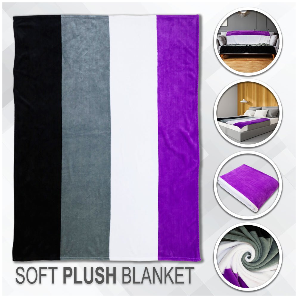 Asexual Soft Plush 50x60in Blanket - Flags Importer