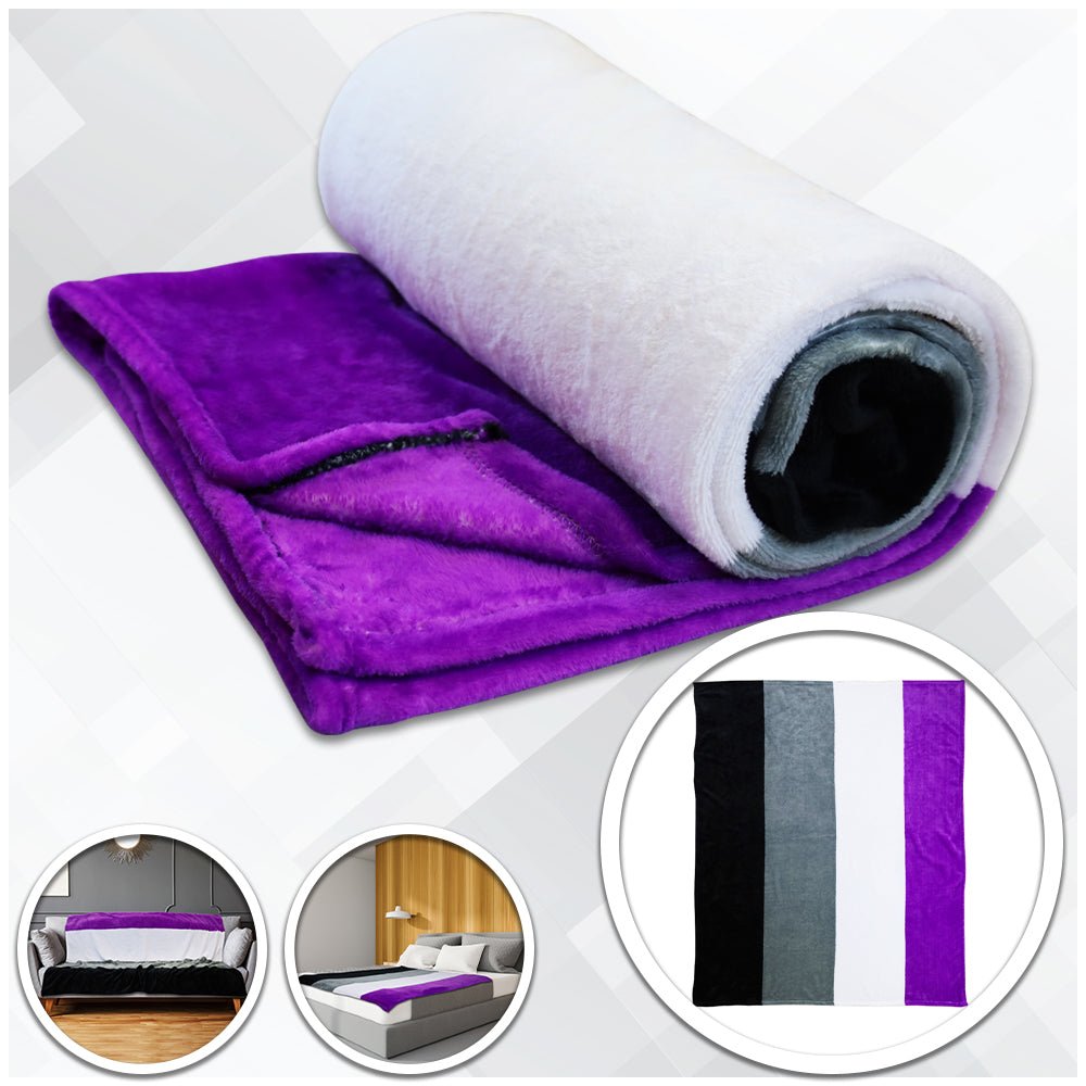 Asexual Soft Plush 50x60in Blanket - Flags Importer