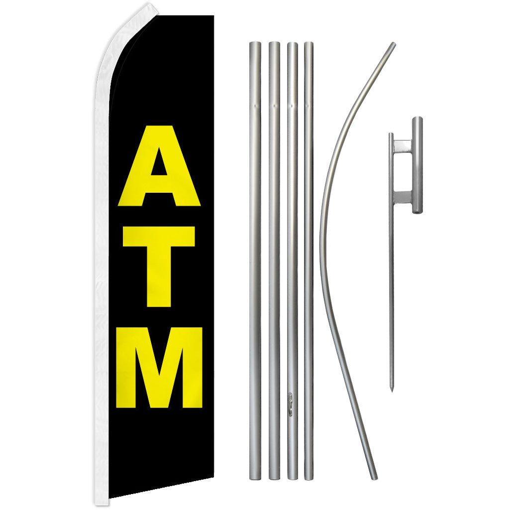 ATM Super Flag & Pole Kit - Flags Importer