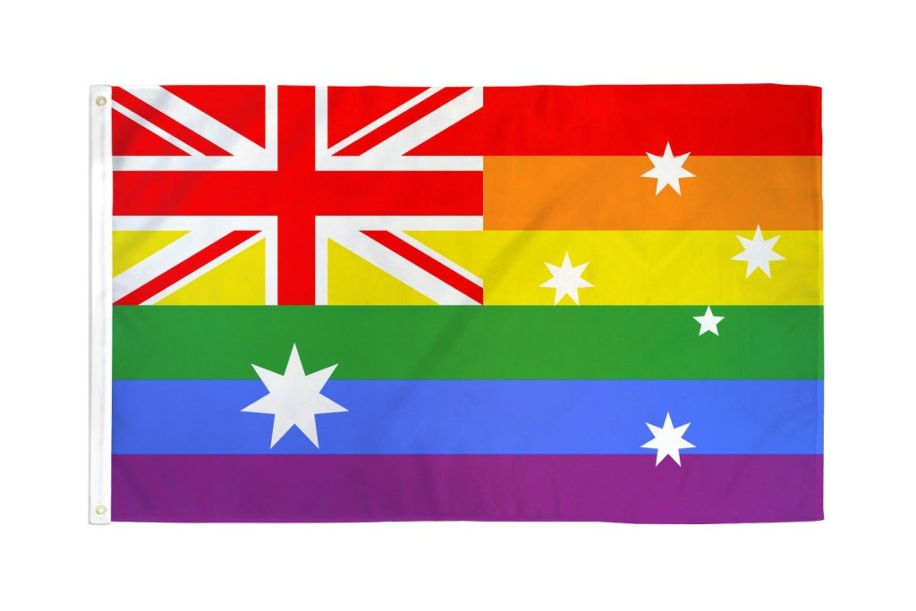 Australia (Rainbow) Flag 3x5ft Poly - Flags Importer