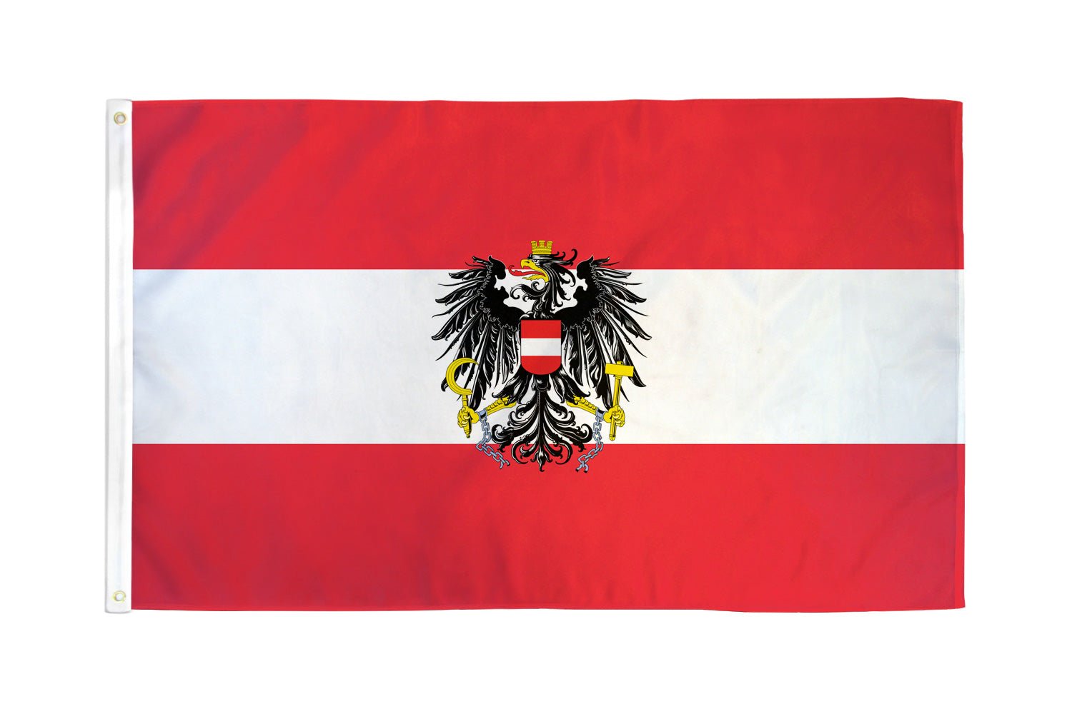 Austria Eagle Flag 3x5ft Poly - Flags Importer