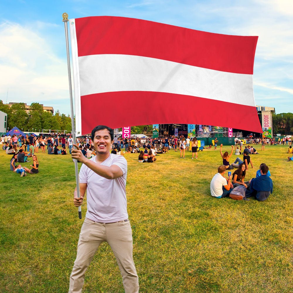 Austria Flag 3x5ft Poly - Flags Importer