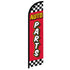 Auto Parts (Red Checkered) Windless Banner Flag - Flags Importer