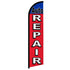 Auto Repair (Red & Blue) Windless Banner Flag - Flags Importer