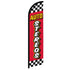 Auto Stereos (Red Checkered) Windless Banner Flag - Flags Importer