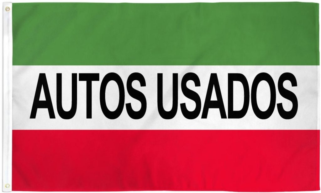 Autos Usados Flag 3x5ft Poly - Flags Importer