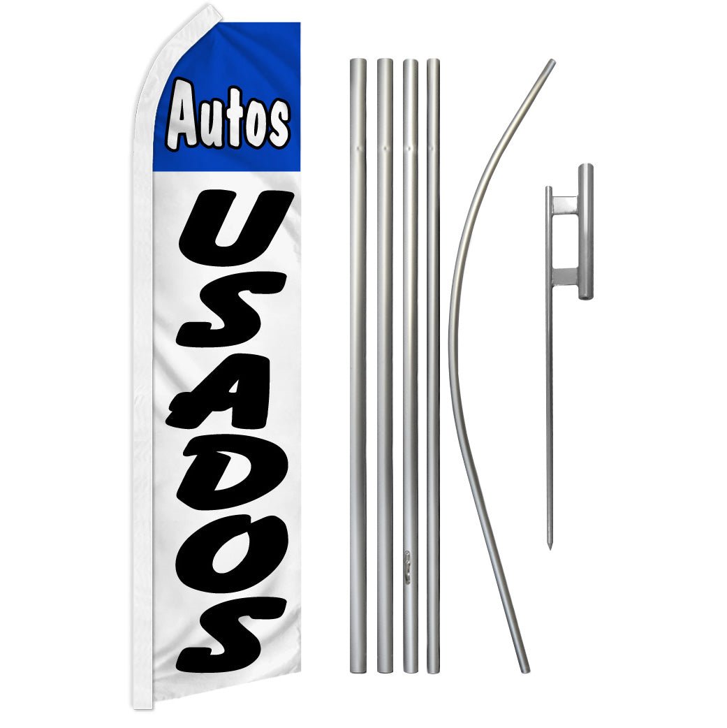 Autos Usados Super Flag & Pole Kit - Flags Importer