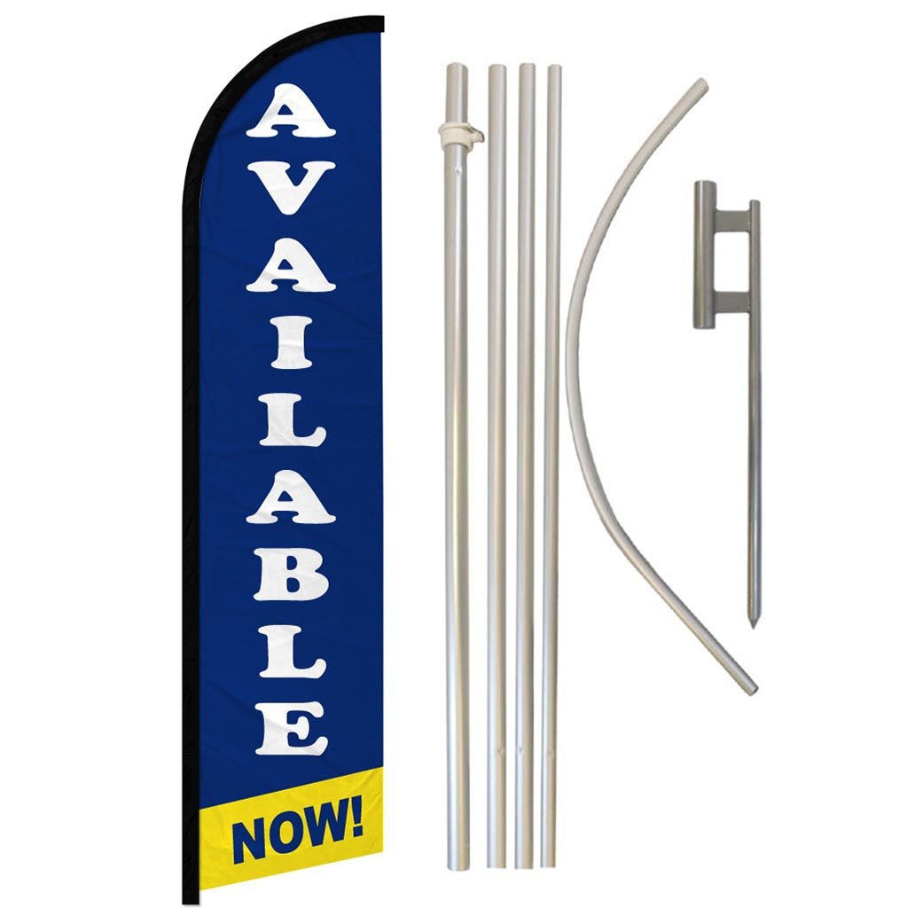 Available Now! Windless Banner Flag & Pole Kit - Flags Importer