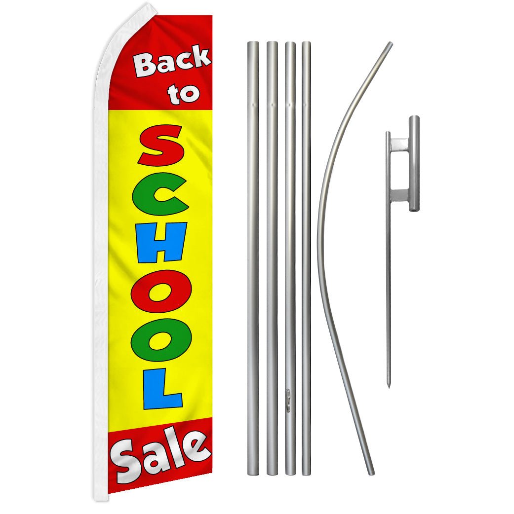 Back to School Sale Super Flag & Pole Kit - Flags Importer