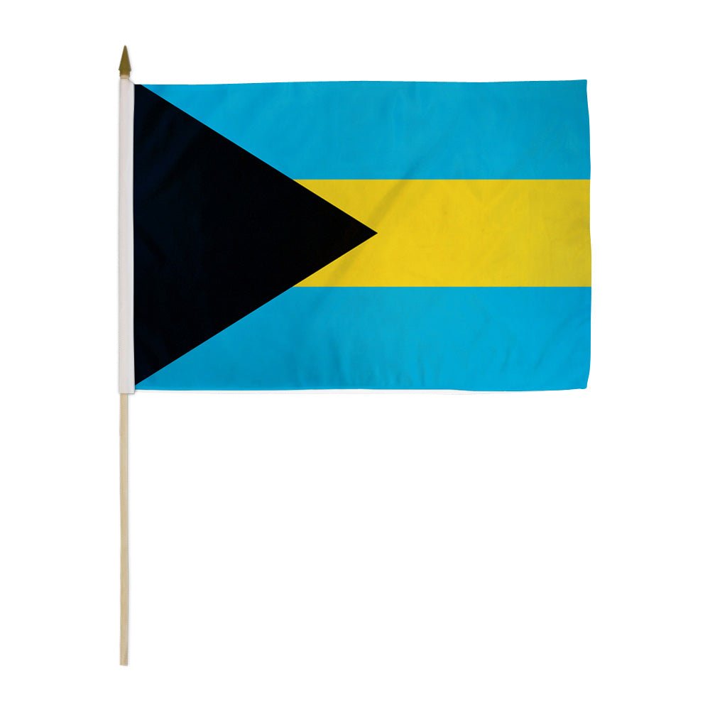 Bahamas 12x18in Stick Flag - Flags Importer