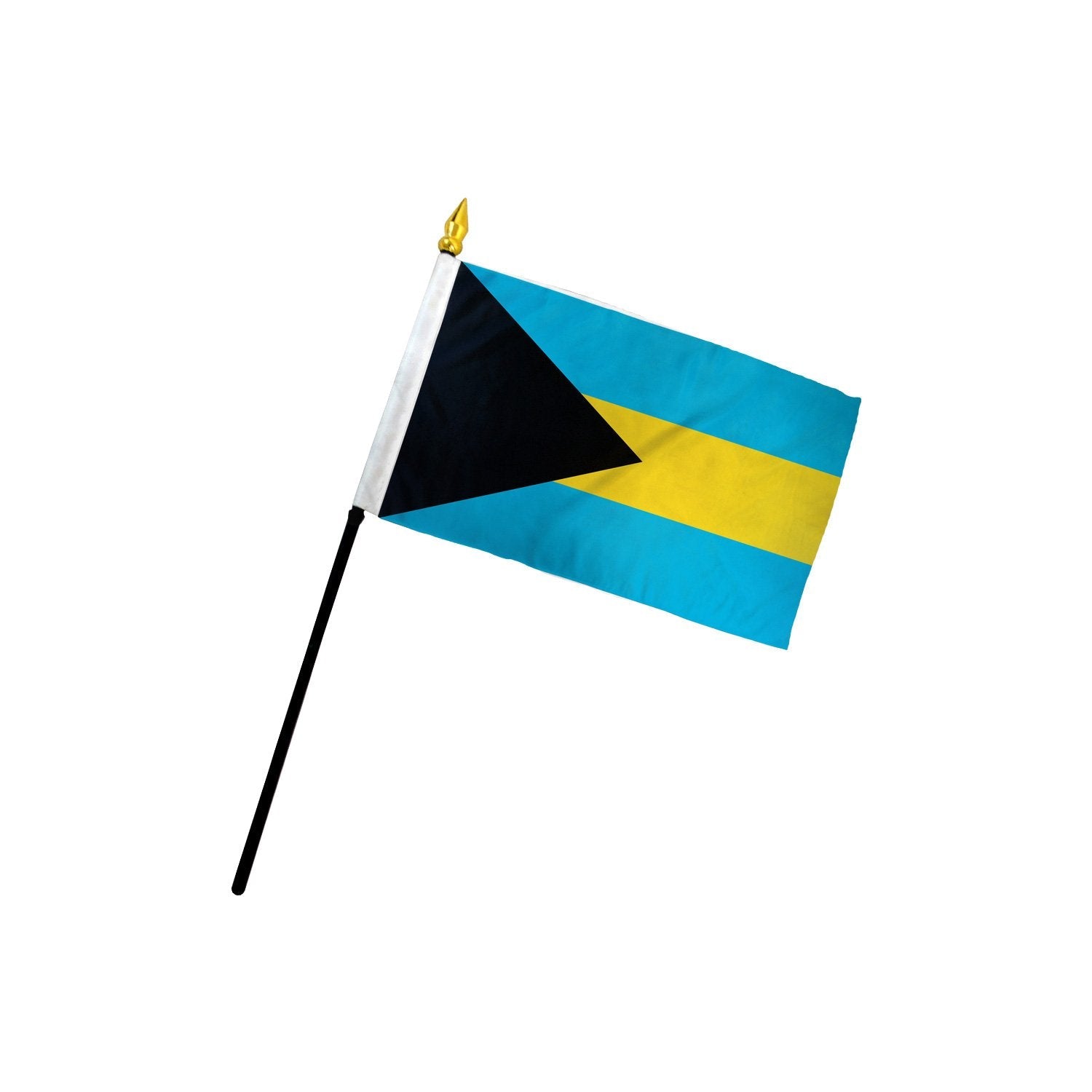 Bahamas 4x6in Stick Flag - Flags Importer