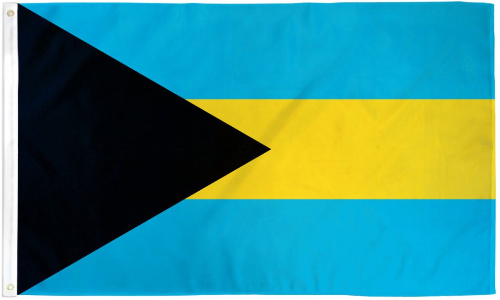 Bahamas Printed Polyester Flag 3ft by 5ft