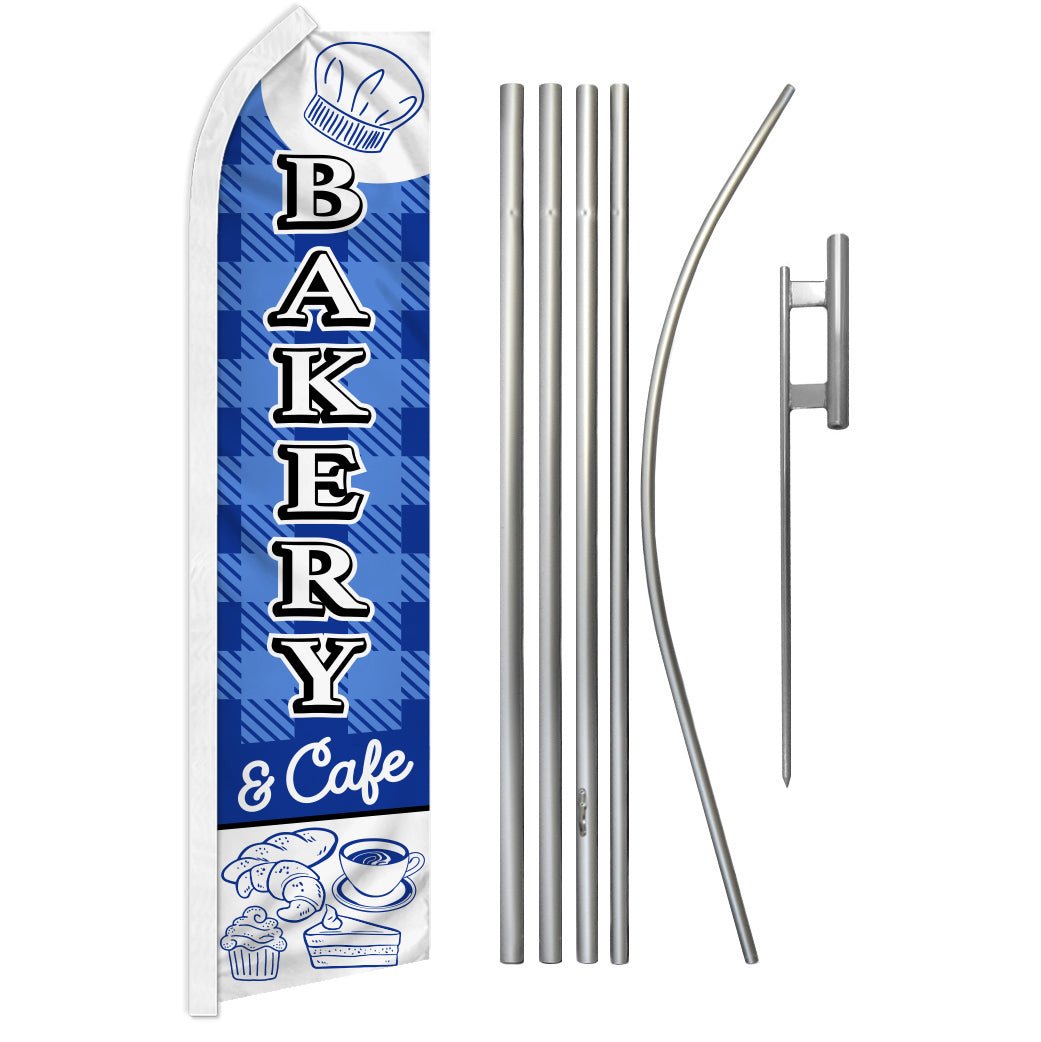 Bakery & Cafe Super Flag & Pole Kit - Flags Importer