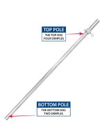 Bakery (White) Windless Banner Flag & Pole Kit - Flags Importer