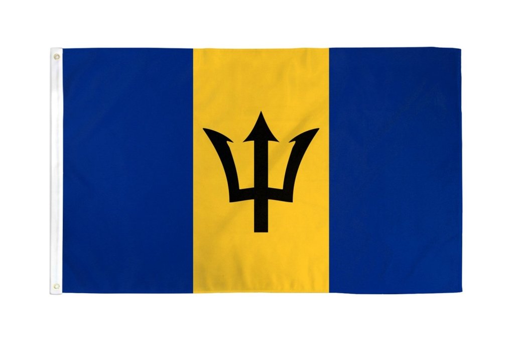 Barbados Flag 2x3ft Poly - Flags Importer