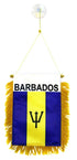 Barbados Mini Banner - Flags Importer