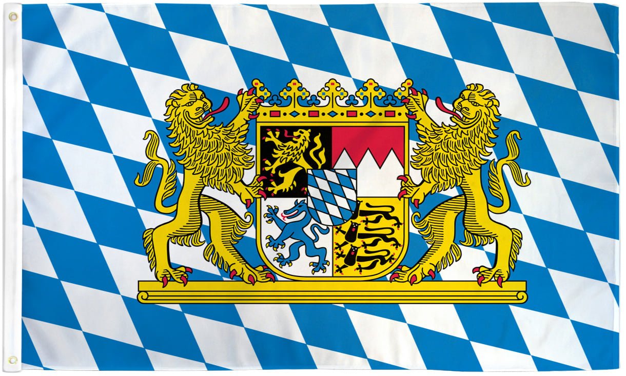 Bavaria (Lion) Flag 2x3ft Poly - Flags Importer