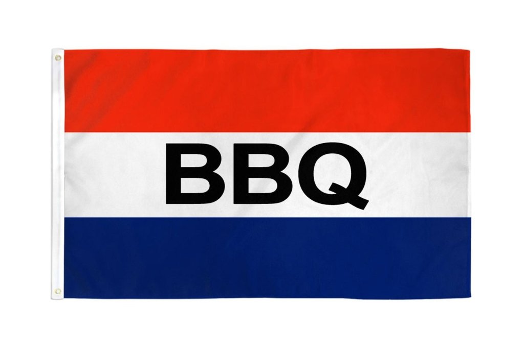 BBQ Flag 3x5ft Poly - Flags Importer