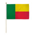 Benin 12x18in Stick Flag - Flags Importer