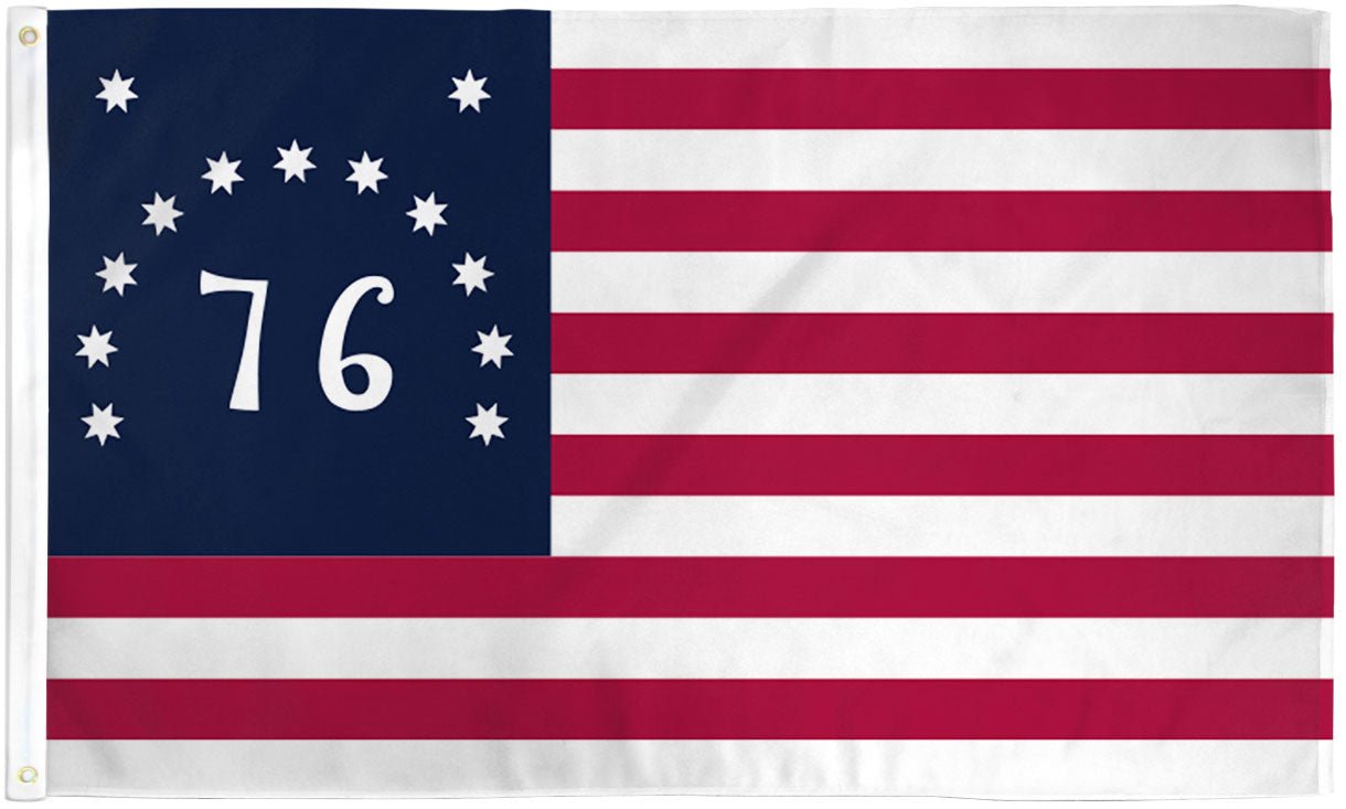 Bennington 76 Flag 3x5ft Poly - Flags Importer