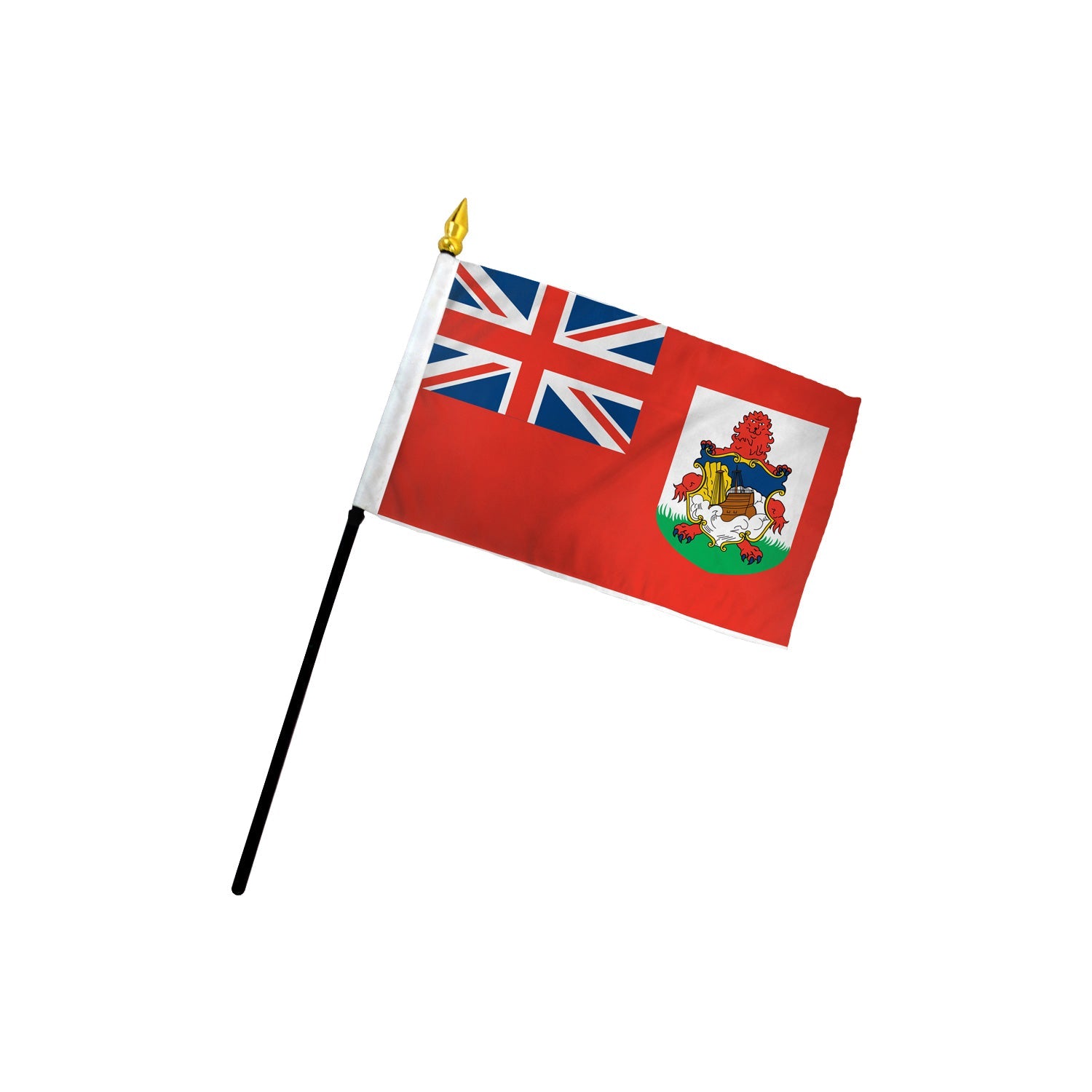 Bermuda 4x6in Stick Flag - Flags Importer