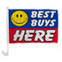 Best Buys Here Single - Sided Car Flag - Flags Importer