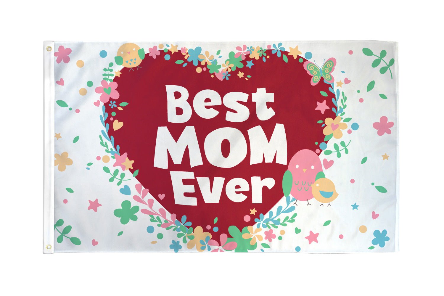 Best Mom Ever Flag 3x5ft Poly - Flags Importer