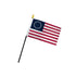 Betsy Ross 4x6in Stick Flag - Flags Importer