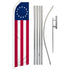 Betsy Ross Super Flag & Pole Kit - Flags Importer