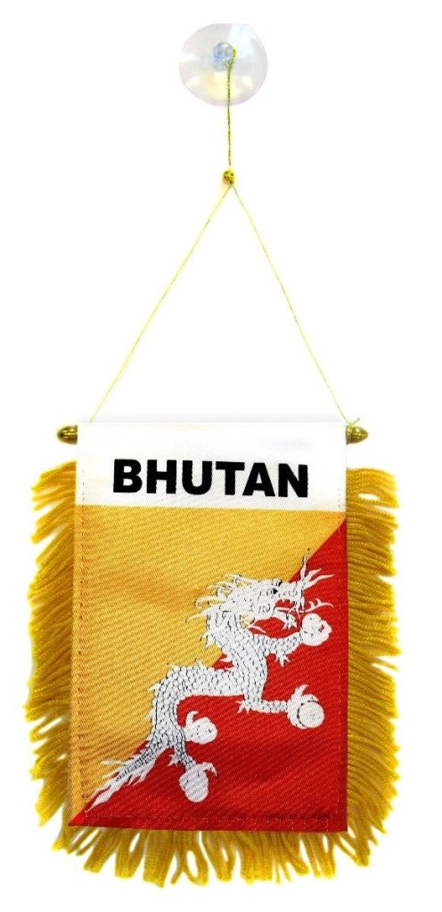 Bhutan Mini Banner - Flags Importer