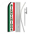 Bienvenidos (Black Sleeve) Super Flag & Pole Kit - Flags Importer